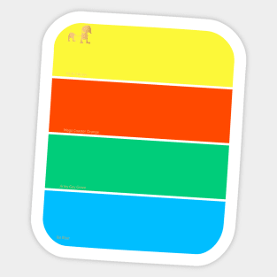 Toy Slinky Paint Sticker